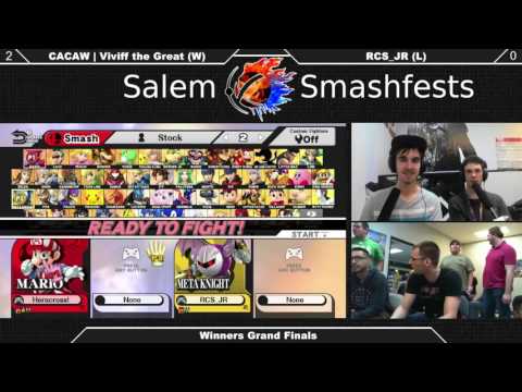 [Sm4sh|11-14-15] Grands: CACAW|Viviff T. Great (Mario, Little Mac) VS RCS Jr (Ness, Meta Knight)