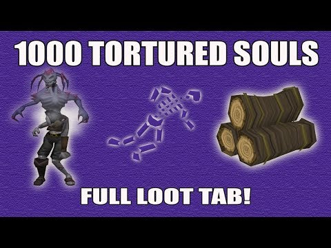 [Runescape 3] Loot from 1000 Edimmu Tortured Souls | Shades of Mort'ton