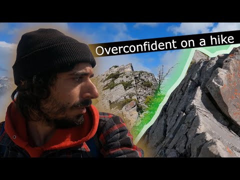 Getting overly confident hiking Mount Fernie