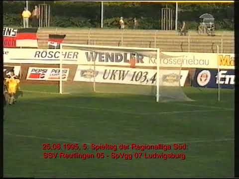 25.08.1995, Regionalliga Süd: SSV Reutlingen - Spvgg 07 Ludwigsburg