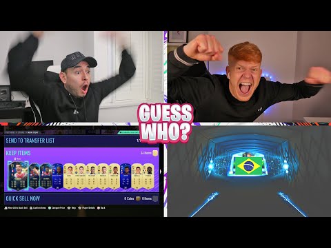 OMG WE GOT 3 IN A PACK!!! Insane Ligue 1 TOTS Guess Who FIFA vs Jack54!!!