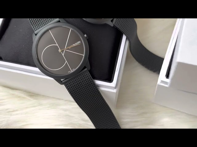 ساعة كالڤن كلاين مينيمال كوارتز نسائية - K3M5245X