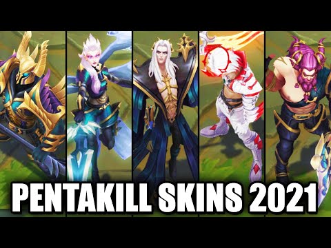 All New Pentakill Skins Spotlight Lost Chapter Viego Kayle Mordekaiser Sona Yorick Karthus Olaf