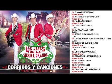 LOS JEFES DE LA SIERRA GRANDE Album "Corridos Y Canciones" 14 Temas