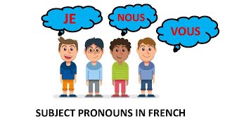 French Subject Pronouns for Beginners  (Les Pronoms Sujets)