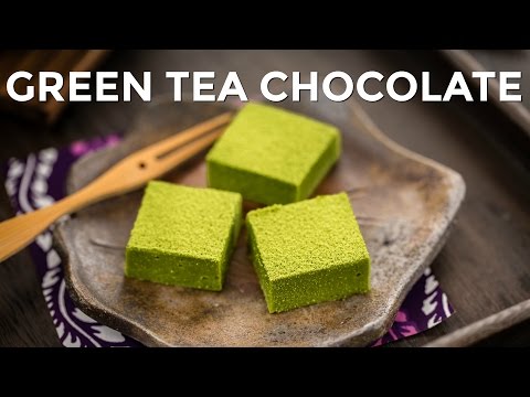 How to Make Green Tea Chocolate / Matcha Nama Chocolate (Recipe) 抹茶生チョコレートの作り方（レシピ）
