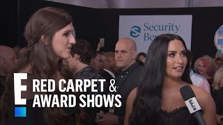 Demi Lovato & Danica Roem Talk Bullying at 2017 AMAs | E! Live from the Red Carpet