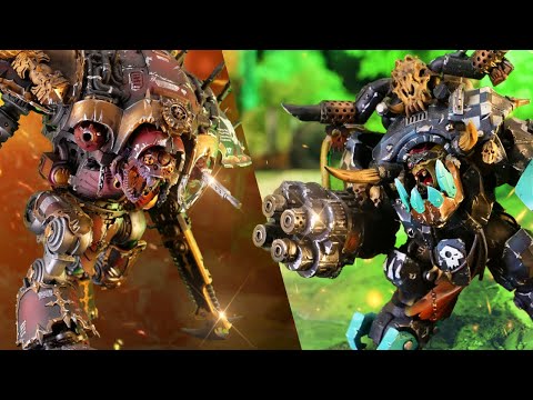 Orks vs Chaos Knights - Warhammer 40K Short Form Battle Report