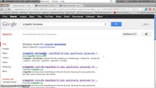 Craigslist Tennessee Used Cars For Sale by Owner - How to Search All Towns and Cities