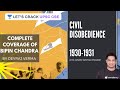 L19 Civil Disobedience 1930 31 Complete Coverage Of Bipin Chandra UPSC CSE IAS 2021