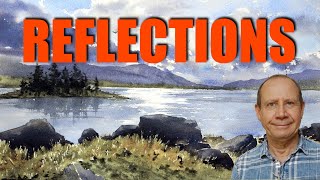 Ultimate guide: painting reflections with watercolors. Beginner watercolour reflection tips.