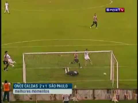 Once Caldas 2 X 1 São Paulo - Libertadores 2010 - 25/02/10 - Melhores Momentos