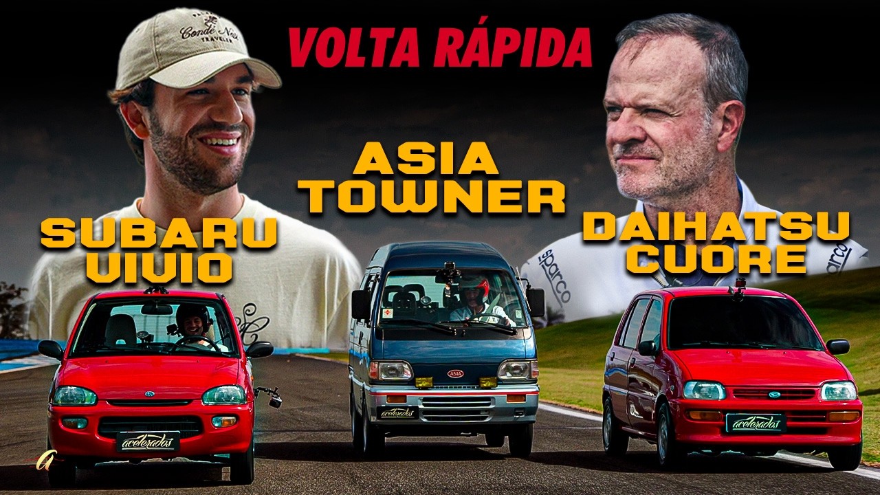 A VOLTA RÁPIDA MAIS LENTA E DIVERTIDA DA HISTÓRIA! Towner x Vivio x Cuore: três Kei Cars na pista