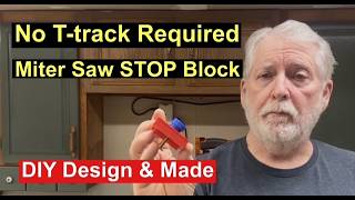 Designing a Simple Miter Saw Stop Block in TinkerCad, 3D Printing a DIY Tool (No T-Track Required)