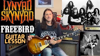 How To Play Free Bird By Lynyrd Skynyrd - Guitar Lesson