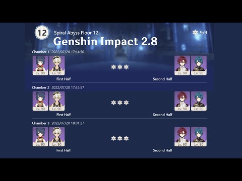 4 Star Characters Duo Spiral Abyss Floor 12 - Geshin Impact 2.8