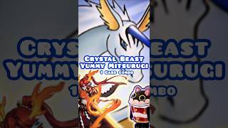 Crystal Beast = Full Yummy Mitsurugi 1 Card Combo! #yugioh