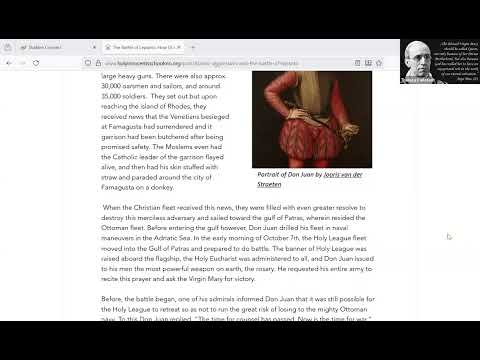 The Battle of Lepanto: How the Rosary and Catholics drove the Islamic Forces out of Europe