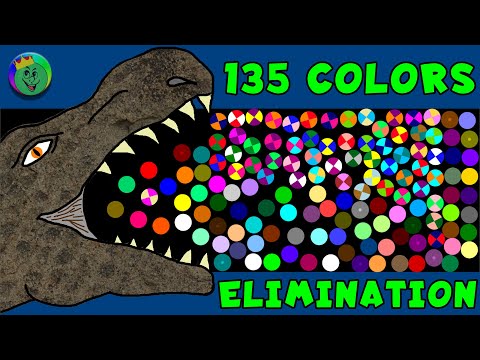 Escape from T-Rex: 135 Colors Elimination Marble Race