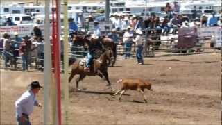 preview picture of video 'Ribbon Roping at the 2012 Arizona Cowpunchers Reunion Rodeo, Williams, Az'