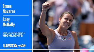 Emma Navarro vs. Caty McNally Condensed Match | 2025 US Open Round 2