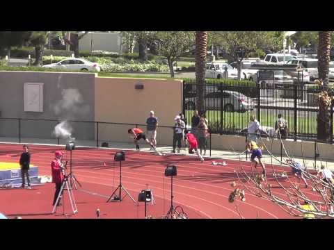 FSB 4x100 at Beach Cities 3-29-14 - Los Alamitos Boys