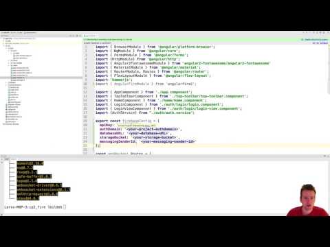 Angular with Firebase part 8 of 70 - Setting up firebase in angular2