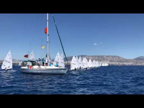 2019 Radial Youth Europeans - Day 2 - Girls Yellow fleet - First Start