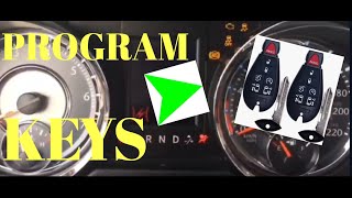 HOW TO PROGRAM NEW FOB KEY REMOTE FOR 2011, 2012 Chrysler Town & Country - Keyless Entry- EASY