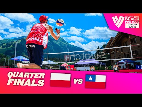 Bryk/Łosiak vs. Grimalt M./Grimalt E. - Quarter Finals Highlights Gstaad 2023 #BeachProTour