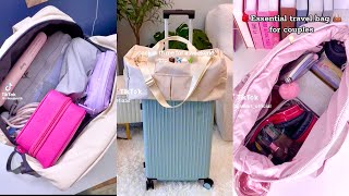 Travel Bag Packing Organizing TikTok Compilation