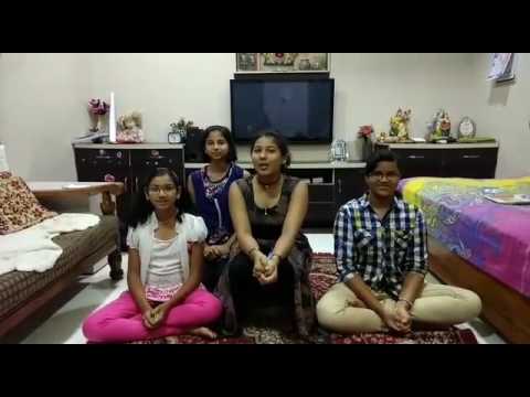 Sanika and friends on birthday