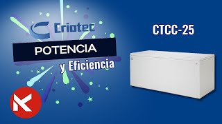 Video de Congelador tapa de cofre Criotec CTCC-25