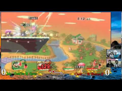 Brawl - Golden Coast - Doubles LB5 - Mr. ConCon & Zekey (Green) vs Crow  & SlayerZ (Red) - SSBB