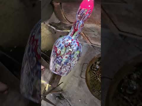 How is made Millefiori Vase by Original Murano Glass OMG