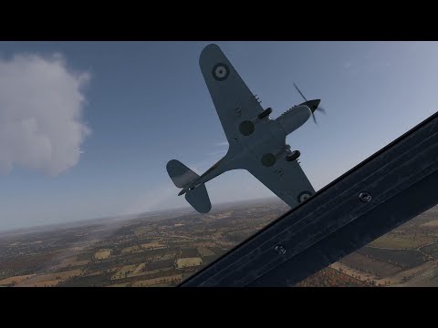 IL-2 Cliffs of Dover: Blitz - Bf 109 E-4/B vs Kittyhawk Mk IA