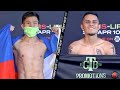 HES BACK! JERWIN ANCAJAS MAKES WEIGHT! GOES FACE TO FACE WITH JONATHAN RODRIGUEZ | FULL WEIGH IN