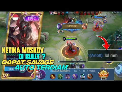 LOL MM? | Dapat SAVAGE Auto Terdiam | Moskov Revamb Mobilgends