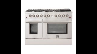 Forno Professional 48″ Freestanding Gas Range Stainless Steel FFSGS629148 Picture