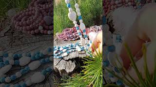 Láva černá náhrdelník