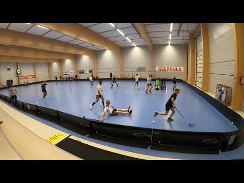 25.10.2021 FC Tuusula/Blackbirds United T18  - FC Tuusula P15 - erä 1/3 Tuusulan Salibandyhalli