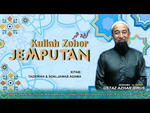 UAI live 31.03.2024 Kuliah Zohor Ramadhan - Ustaz Azhar Idrus