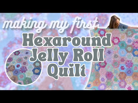 Hexaround Jelly Roll Quilt