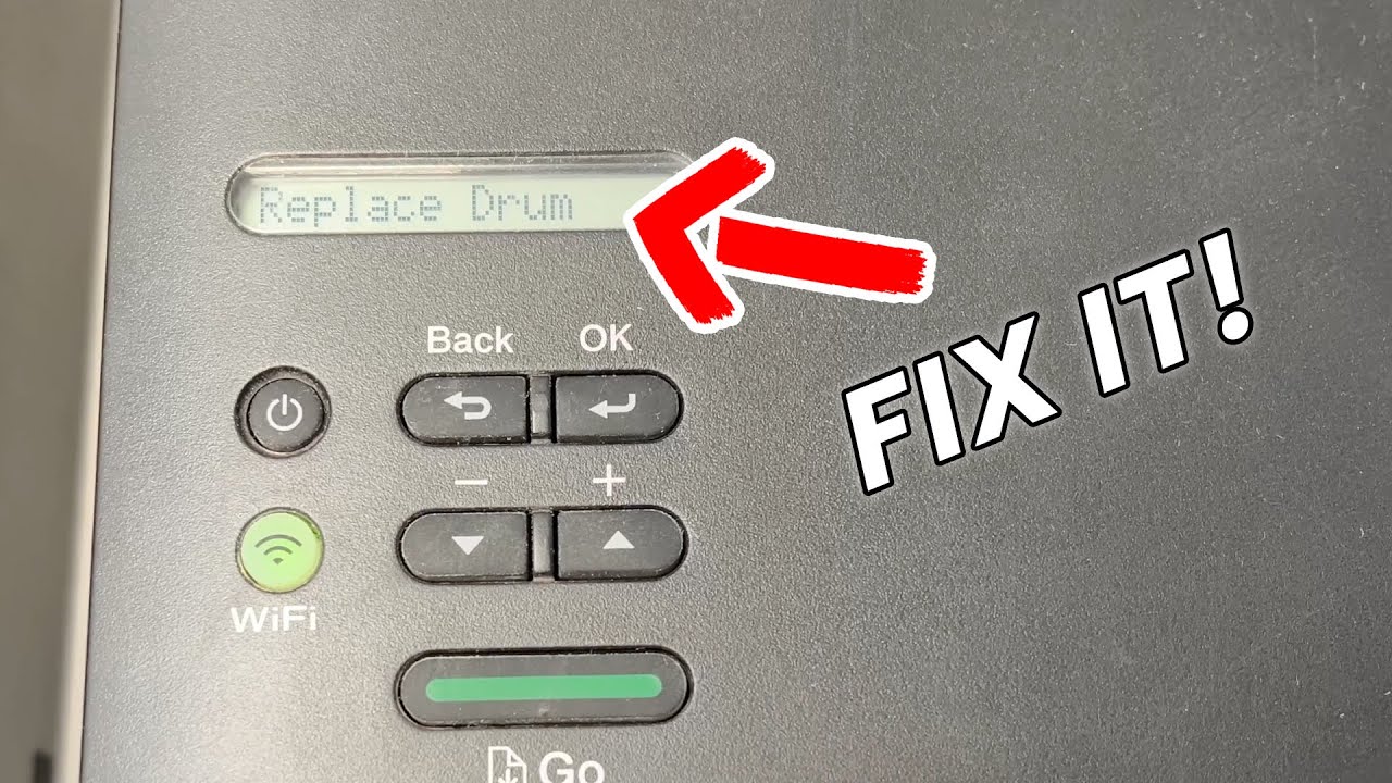 How to Fix ''REPLACE DRUM'' Error Message on Brother Printer