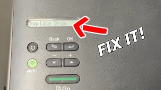 How to Fix ''REPLACE DRUM'' Error Message on Brother Printer