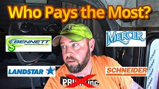 Best Owner Operator Company Landstar, Mercer, Bennett, Schneider, or Prime