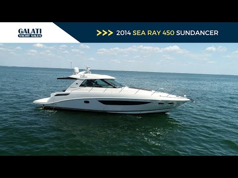 Sea Ray 450 Sundancer video
