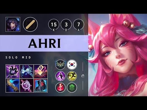 Ahri Mid vs Lux - KR Challenger Patch 25.19