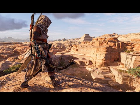 Assassin's Creed Origins - Master Assassin Epic Stealth Kill Gameplay [ 60FPS No HUD ]