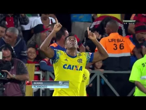 Gol de Berrio Flamengo 1 x 0 Coritiba